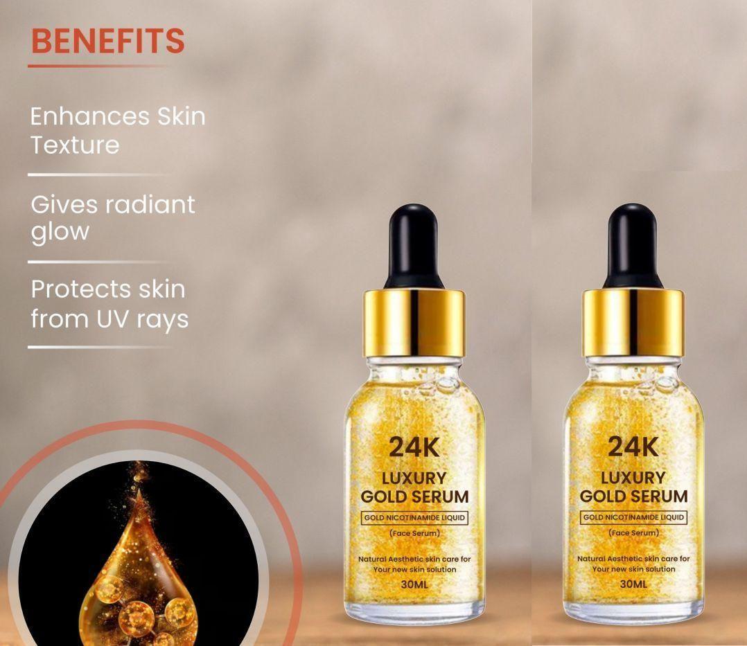 24k Luxury gold serum