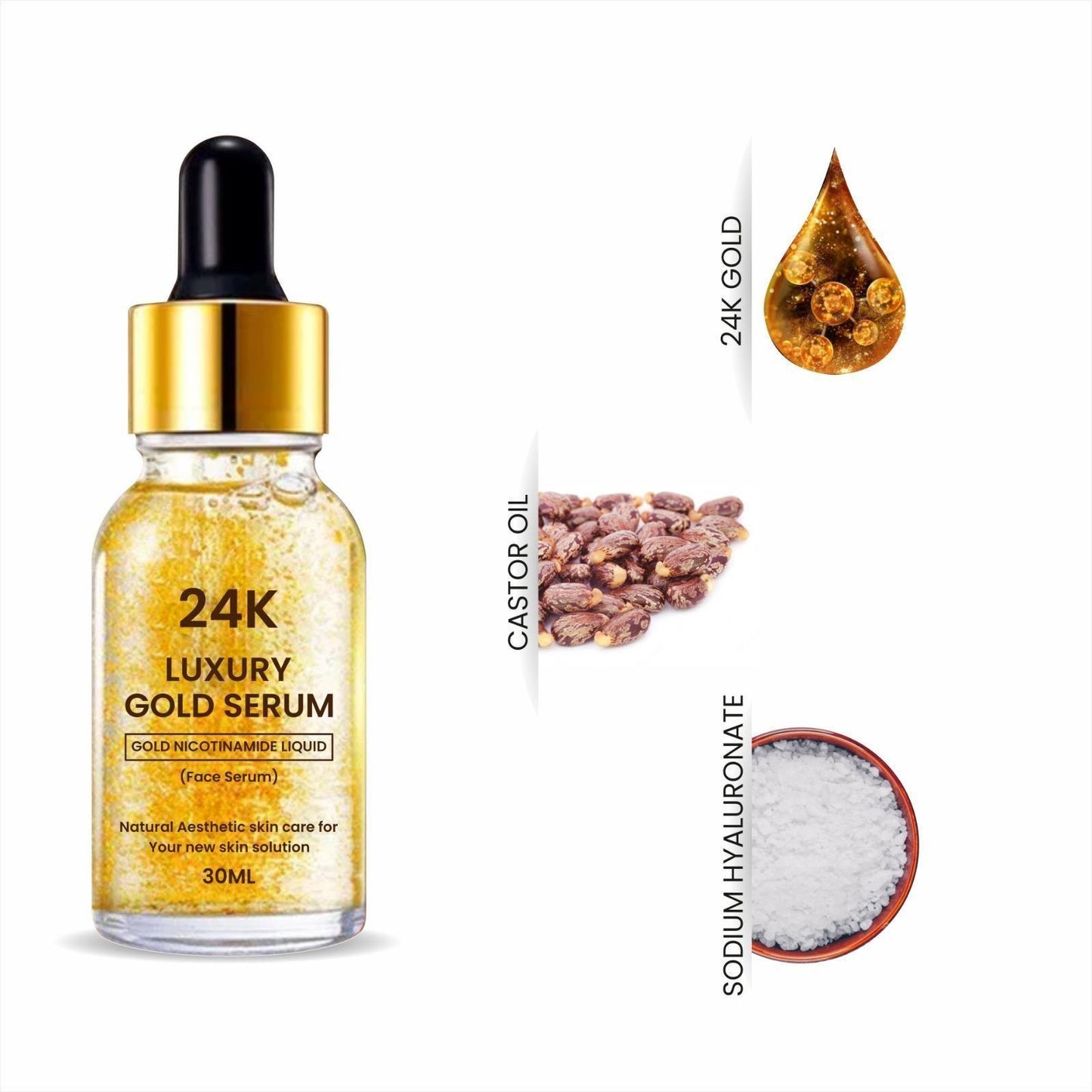 24k Luxury gold serum