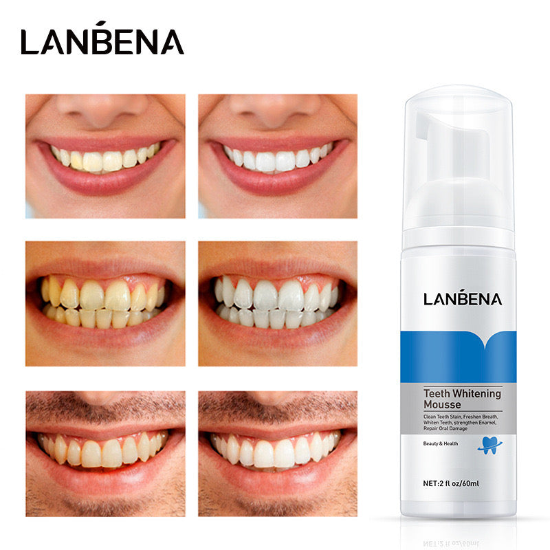 Lanbena teeth whitening mousse